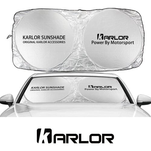 Karlor Car Front Windshield Sunshade for Volkswagen Golf Passat BMW E46 E90 E60 F10 F30 Peugeot Audi Honda Opel Fiat Accessories