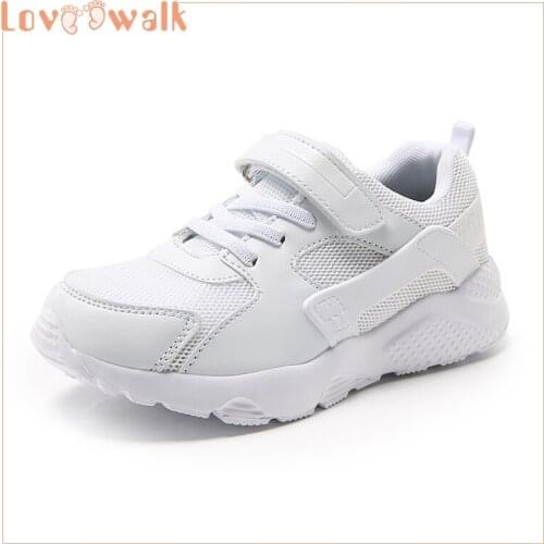 White School Boys Shoes Air Mesh Sneakers Sport Shoe Child Girl 2019 Student Shoes Big Kids Teenage Boys Shoes 28-38