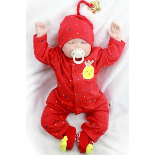 OtardDolls Bebe Reborn Dolls 22inch Reborn Baby Doll Soft Vinyl Silicon Newborn Doll bonecas star Clothes For Children Gifts