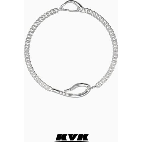 KVK couple bracelet ins niche design 2021 new trend original minimalist hand accessories womens high-end fashion accessories
