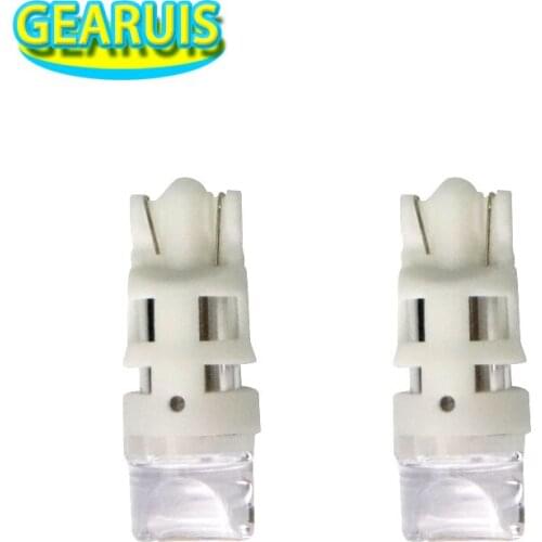 100pcs T10 3D Spot flood clear lens 29*11*9mm 20MA 3 smd 2835 W5W 168 194 Bulb Car Reading lamp Auto 12V White Amber red