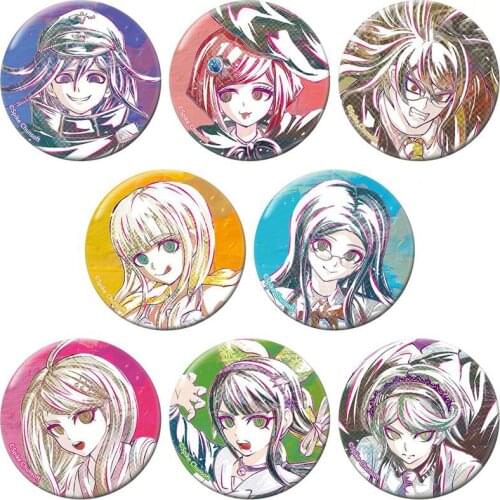 Aniem Danganronpa Despair Anime Badge Hinata Tanaka Souda Nanami Komaeda Mioda Game Metal Badge Brooch Pin