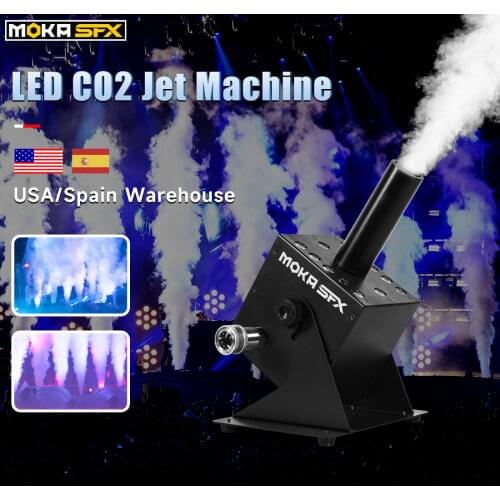 Stage Professional RGB 3 IN 1 LED Co2 Jet Machine Co2 Cryo Cannon Jet 10m