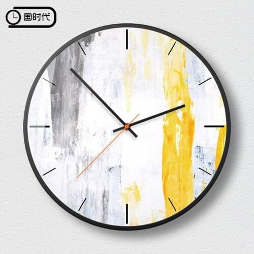 Abstract Art Nordic Wall Clock Creative Simple Rustic Watch Wall Bedroom Living Room Fashion Modern Design Home Decor AA50ZB