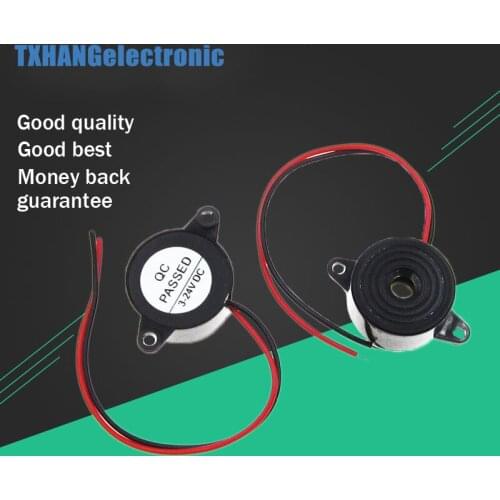 2pcs Durable 3-24V Piezo Electronic Buzzer Alarm Continuous Sound Beeper For Arduino Car Van