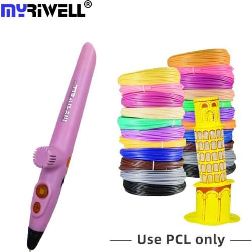 Myriwell RP-200A DIY Gift Toy support 1.75mm Filament 3D colours pen 3D Printing Pen For Kids High quality