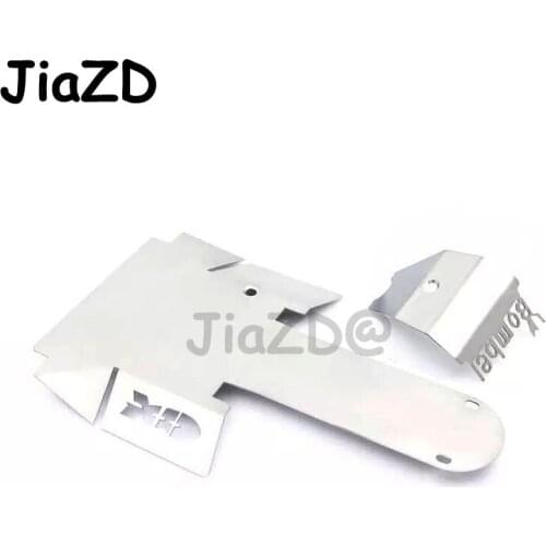 ALLOY Front +Rear Axle protection Chassis bumper Plate For Axial AX90048 bomber RR10 1/10 rcok cralwer Truck RC Toy F007