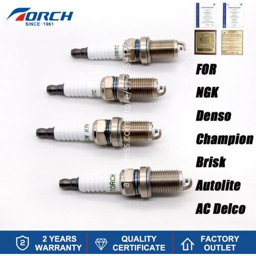 NGK BKR6EZB Spark Plug Replacement Torch Brand K7RTC Champion RC7YC Denso K22PR-U Autolite 3922 Brisk DR12YC Beru 14FR-5DU