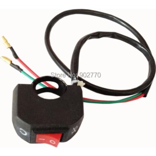 Motorcycle ATV Scooter Offroad 7/8 " handlebar Universal modified Head lamp headlights Switch On / Off
