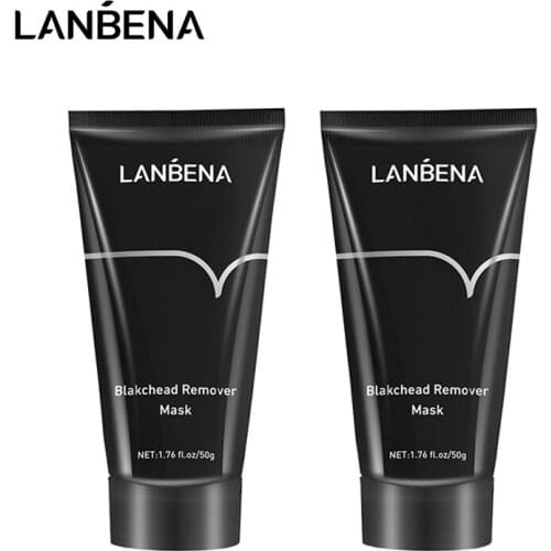 2PCSLANBENA Deep Cleaning Remove Blackhead Remover Mask Blackhead Acne Shrinking Pore ImproveRough Skin Acne Treatment Face Care