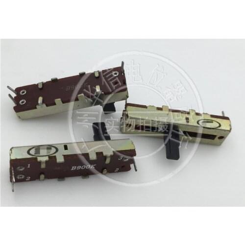 3pcs Sewing Machine Pedal Single linkage Potentiometer / for HT 35mm B900K Straight Slide Potentiometer / Handle Length 10MM