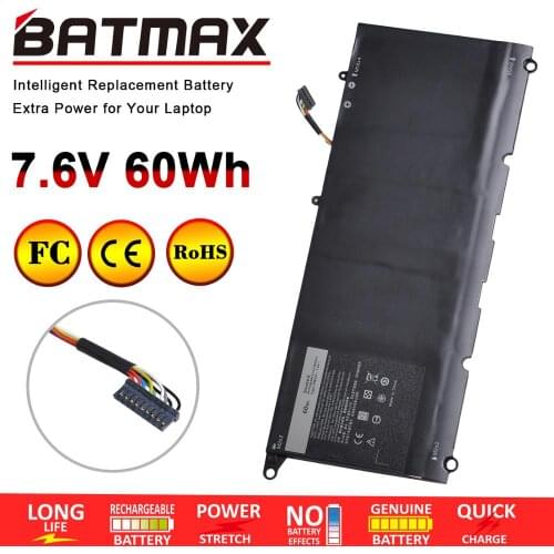7.6V 60Wh PW23Y Laptop Battery for Dell Xps 13 9360 XPS 13-9360-D1605G Series 0RNP72 TP1GT 0TP1GT