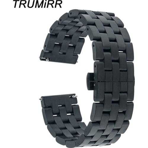 Quick Release Stainless Steel Watchband 20mm for Samsung Gear Sport SM-R600 Butterfly Buckle Watch Band Wrist Strap Bracelet