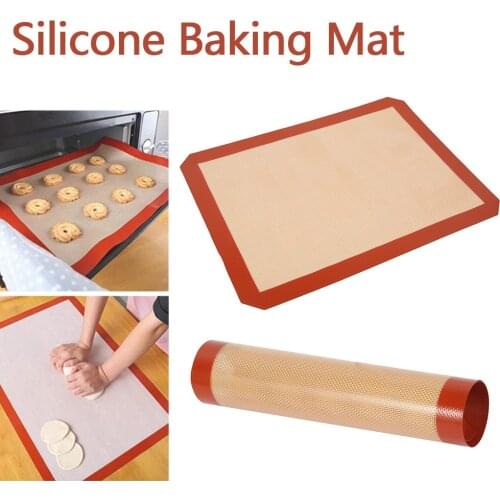 Bakeware Non-Stick Silicone Baking Mat Cookie Pad Rolling Dough Mat Baking Gadget Cake Bakeware Pastry Tools For Kitchen