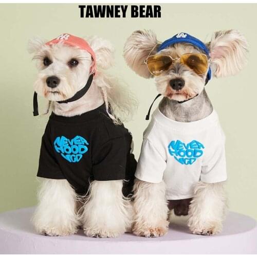 Cotton Dogs T-shirts with Pug Spring Summer Clothes Outfit Dog sweatshirt pet clothes for dogs Puppy costume Chihuahua Yorkie