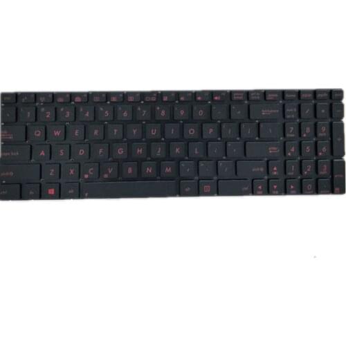 Laptop Keyboard For ASUS G56 G56JK G56JR G58 G58J G58JM G58JW G58VW Black Silver US English Edition