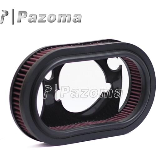 Red Washable Motorcycle Air Filter For Harley FLT 85-99 FXR 84-92 Dyna Super FXD 91-99 Softail FXST 84-99 FLST 86-99 Air Cleaner