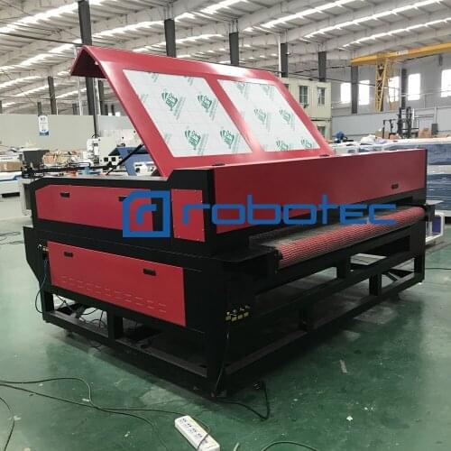 Auto Feeding CNC Laser Cutting Machine Fabric Fake Leather Cutter Price 1610 Laser Engraving Machine For Advertising