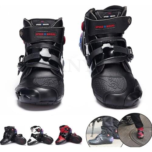 Motorcycle Boots Biker Waterproof Speed Motocross Boots Non-slip Protective Motorbike Riding boots Shoes