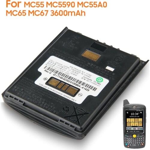 Original Replacement Battery 82-111094-01 For Motorola ZEBRA MC55 MC5590 MC65 MC67 MC55A0 Authentic Battery 3600mAh