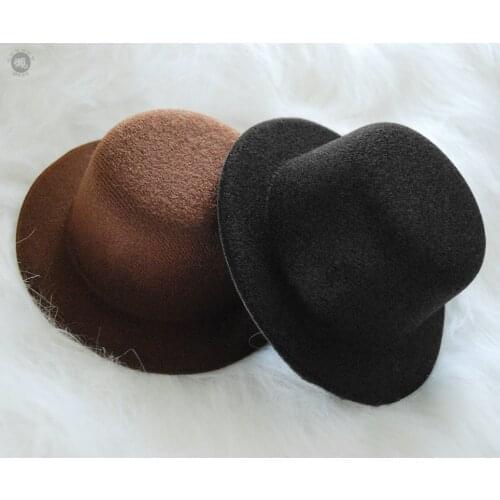BJD doll hat is suitable for 1/3 1/4 size daily casual hat accessories black and brown fashion hat doll accessories