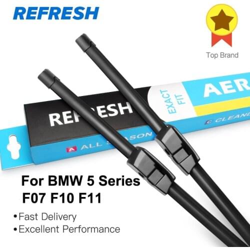 REFRESH Windshield Wiper Blades for BMW 5 Series F07 F10 F11 520i 523i 525i 528i 530i 535i 518d 520d 525d 530d 535d