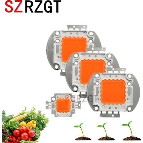 10W 20w 30w 50w 100W led grow chip full spectrum 380nm-840nm for indoor led grow light