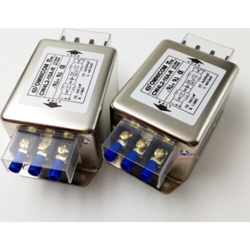 Taiwan power EMI filter CW4L2 10A 20A S double stage decontamination single phase 220V