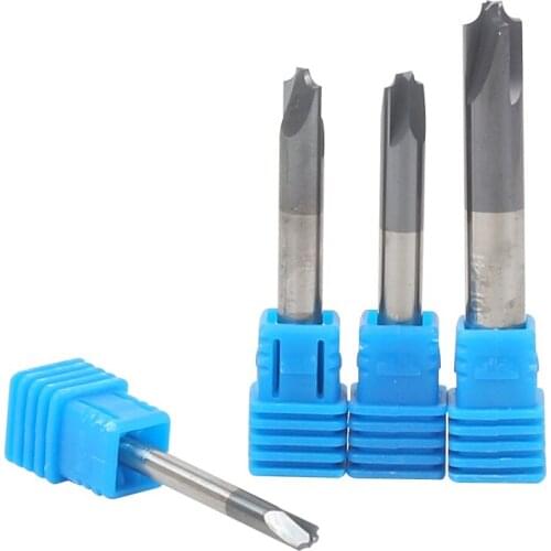 Carbide steel chamfer mill countersink 1pcs R1.5 R2 R2.5 R3 R4 R5 50L 60L 75L HRC55 4flutes inside concave Radius end mil