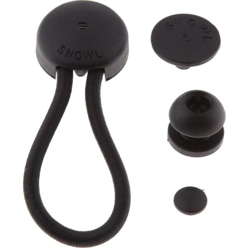 1 Set Ball Bungee Bungie Cord Heavy Duty Boat Canopy Tarp Tie Downs Kit Outdoor Marine Boat Parts Accessories Black/White