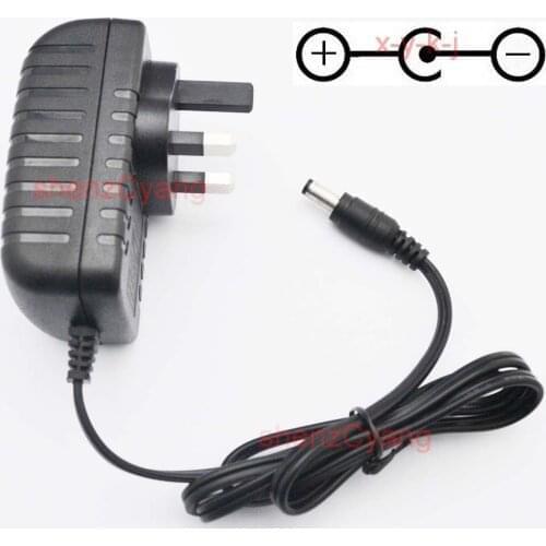 1PCS 9V 2A High quality IC solutions AC 100V-240V Converter Adapter DC 9V 2A 2000mA Power Supply UK Plug Reverse polarity