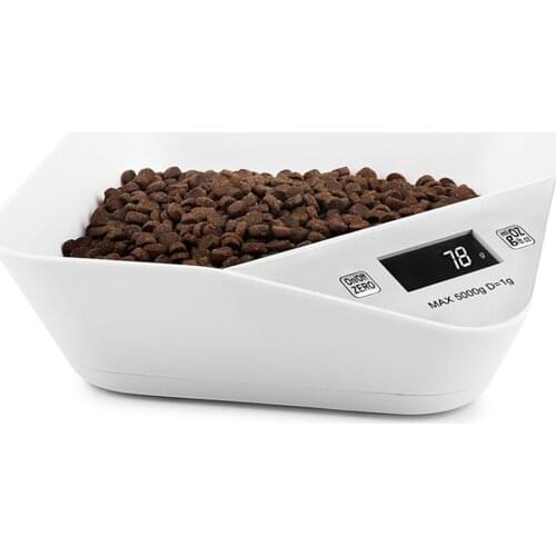 1500ML Smart Weighing Pet Bowl Dog Food Bowl Cat Storage Feeder Cat Washing Bowl Dog Dish Container Feeder Tableware Supplies
