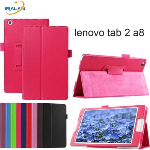 2017 hot Case For lenovoTab 3 8 8.0 inch TB3-850F 8 inch PU leather stand protective cover for lenovo tab 2 A8-50 tablet free