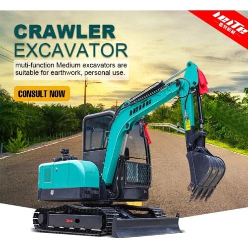 4 Ton Mini Excavator For Sale More Functions Easier Construction CE Backhoe Micro Digger