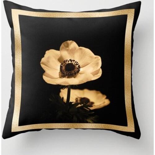 45*45cm Peach Skin Fabric Marble Pattern Soft Comfortable Bed Pillowcase Home Room Fashion Square Print Pillow Cover