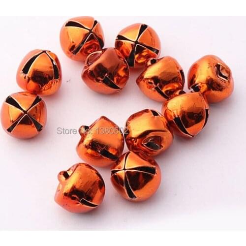 50pcs/lot 10mm Unique Design Jingble bell small bell Loose Beads DIY Jewelry Christmas Decoration