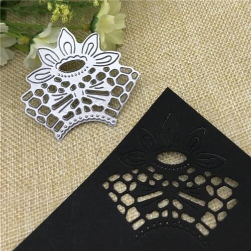 6x porner angle flower Metal Cutting die keychain shaker Heart Paper Key Chain Scrapbook Paper Craft Card Punch Art Knife Cutter