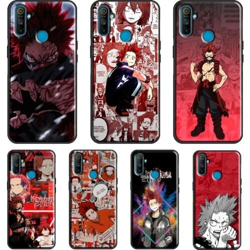 Eijiro Kirishima Hero Academia For OnePlus 9 Pro 8 Pro Nord 8T 9R Case For OPPO Realme 8 Pro Q3 6 7 Pro C15 C3 GT Cover