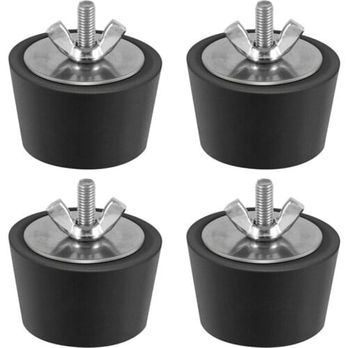 JFBL Hot 4Pcs Pool Plug Swimming Pool Sealed Leak-Proof Expansion Plugs with SS Screw Heavy Duty Rubber Protect Your Pool