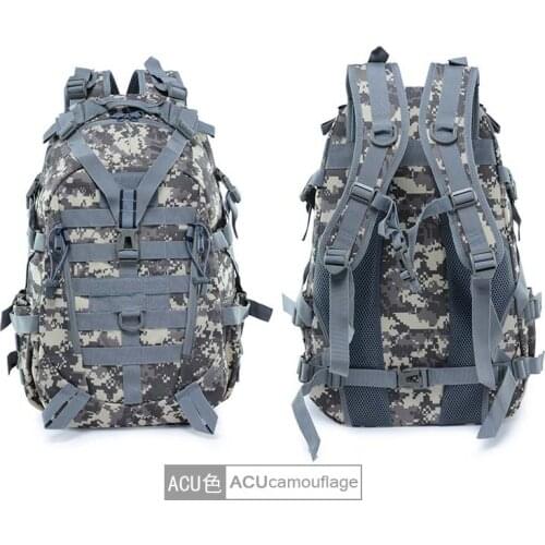 Camouflage outdoor sports backpack large tactical military digital bags multi-functional mens backpacks