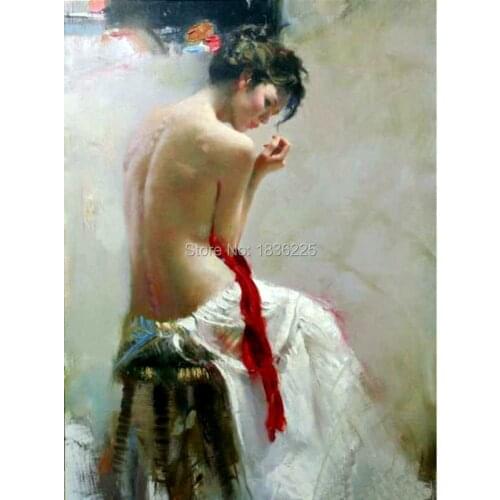 Nude girl back canvas paintings sex images painting Beautiful naked women back oil paintings wall stickers for bed room set