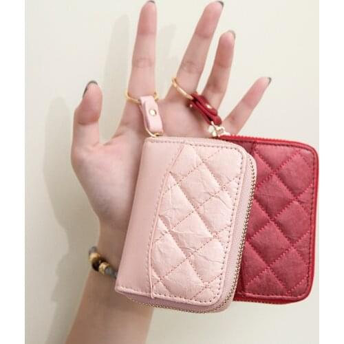 Mini organ card bag female compact 2020 new small fresh multi card card card folder card bag female