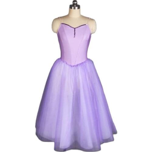 New Purple Spandex Bodice With Purple Tulle Ballet Dance Costume For Girls/Women Stage Performance Dance Tutu Ballet Dance Wear