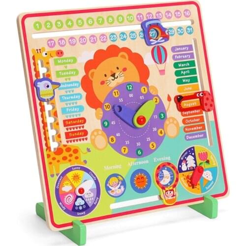 2021 NEW Baby Wooden Busy Board Montessori Weather Season Time Cognitive Puzzles Child Early Learning Educational Figures Toys