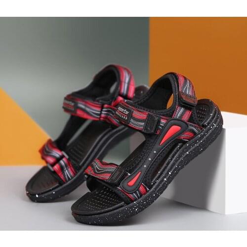 Boys Shoes Childrens Sandals Non-slip Big Kids Boys Sport Sandals Summer Open Toe Student Sandals big Size 28-38 SD107