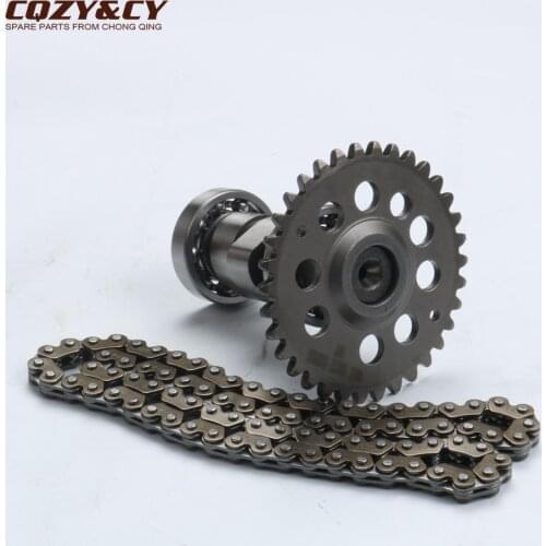 9 holes Camshaft & CAMSHAFT TIMING CHAIN 82L for GY6 50cc 80cc 100cc 139QMB 139QMA Scooter Moped