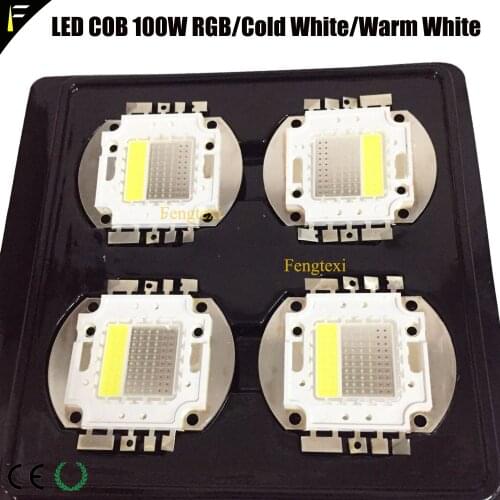 RGBW RGB WW/CW 1x100w COB Welding LED Beads Source LED Module Lamp Renew Spare Part Suit for Blinder Light Par Stage LED Par Can