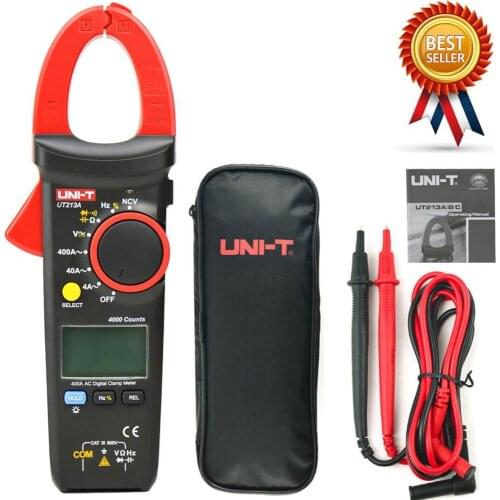 UNI-T UT213A 400A Digital Clamp Meters Voltage Resistance Capacitance Multimeter Auto Range multimetro Diode