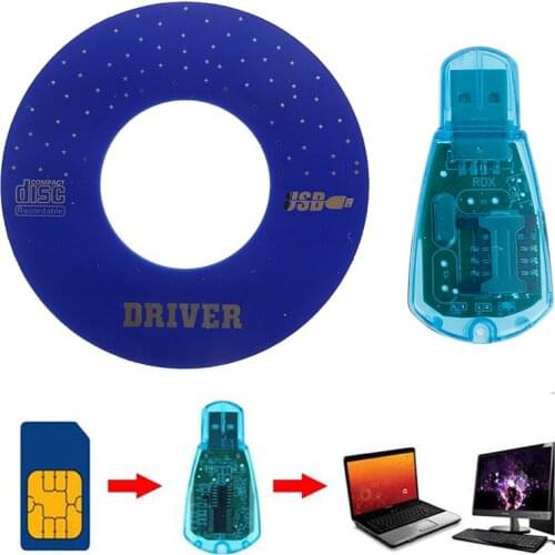 USB SIM Card Reader Copy/Cloner Kit SIM Card Reader GSM CDMA SMS Backup + CD