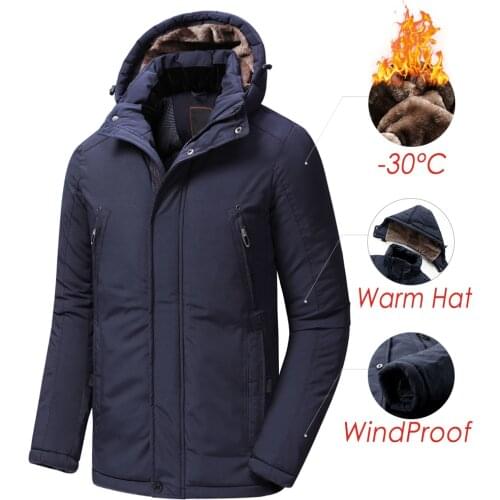 ZREZ Men's Parkas With A Hood